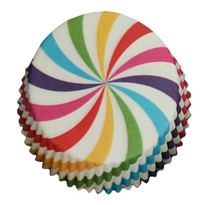 100Pcs farverige papir kage cupcake liner sag wrapper muffin bagning kop fest en 402