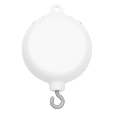 Pinnasänky Mobile Motor Baby Music Box Spinner 3 tilalla Äänenvoimakkuuden säätö 12 kehtolaulua Automaattinen sammutus jälkeen White