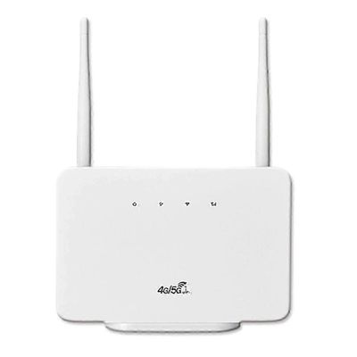 4G langaton reititin 300Mbps 4G LTE CPE -reititin Modeemi Ulkoinen antenni SIM-korttipaikalla Internet-yhteys EU-pistoke