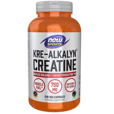 NOW Foods NOW Elintarvikkeet Kre-Alkalyn kreatiinikapselit 240