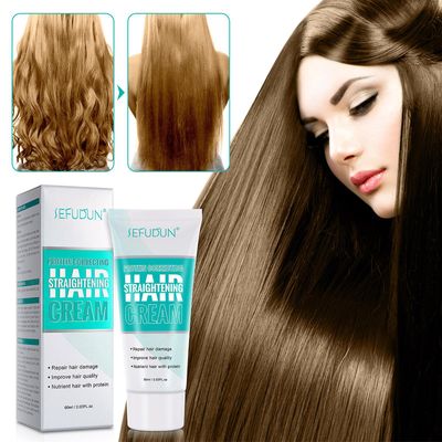 Flye Hair Straightening Cream Natural Smooth uden at skade håret til alle hårtyper A