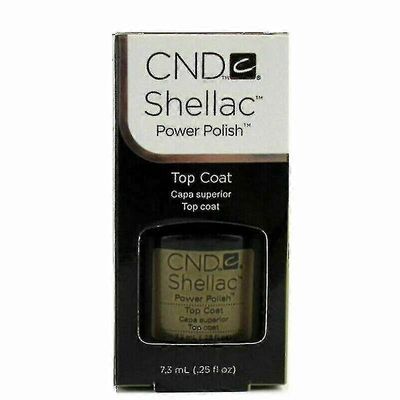Cnd Shellac Base & Top Coat Gel Kynsilakka Soak-off Uv - Free Tracked Post