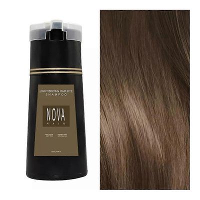 Nova Hair Dyeing 3-in-1 hiustenhoitoshampoo luonnollinen nopea valkoinen hiusvärjätty musta hiusväri kestävä mukavuus miesten naisten hiustenhoito ...