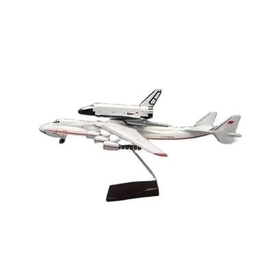 Metallilentokonemalli DieCast 1:200 An225-avaruussukkulalle Blizzard Lentokonemalli Lentokonemalli DieCast Transport Plane Staattinen keräilyesine ...