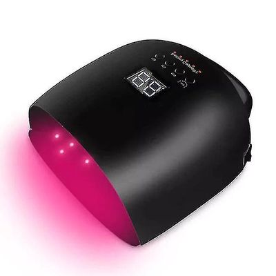 Ankomst Red Light Nail Led Lampe Trådløs Gel Polsk Dryer (sort)