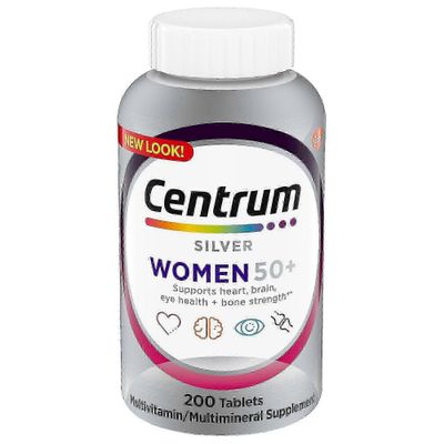 Centrum silver kvinnor 50 + multivitamin, tabletter, 200 ea