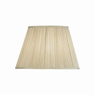 Interiors 1900 Lighting Kemp seksten punkt fem tommer Beige Organza amerikansk skygge