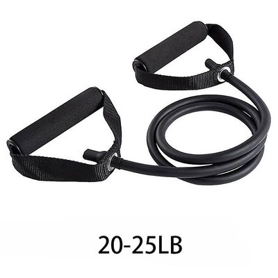 Træningsbånd til fitnessudstyr Yoga Pull Rope Elastic Resistance Bands Expander Træningsrørstræning Sort