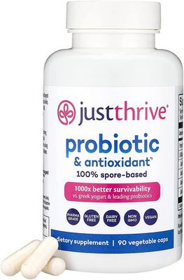 Just Thrive: Probioottiset ja antioksidanttiset 90 vihanneskorkit