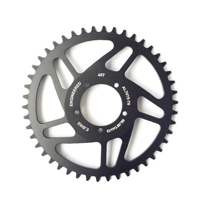 Unbrand Alumiininen 42T eturatas Bafang BBS01/02 sähköpyörälle - halkaisija 175mm, hiekkapuhallettu anodisoitu, 178g 38T