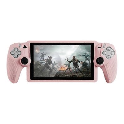 Sony PlayStation Portal silikonisuojakotelo liukumaton kädessä pidettävä pelikonsoli iskunkestävä poukama Monivärinen Pink