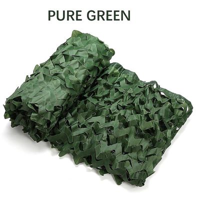 Camouflagenet, Jagtskjulenet, Hegnsnet, Camping Vandremarkise til boligfestindretning og havefortelt PURE GREEN1.5m x 10m