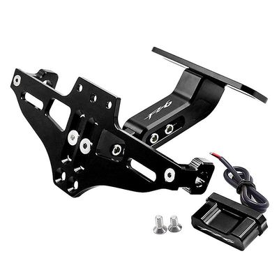 Body Parts Motorsykkel FOR Yamaha FZ6 FZ-6 ZF6N FZ6R FAZER bakre nummerskiltholder Brakett med lett hale Tidy Fender Eliminator HELE ÅRETMotor Kjør...