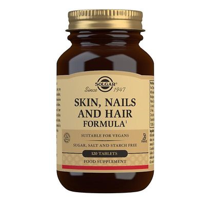 Solgar Skin, Nails and Hair Formula tabletit, 120