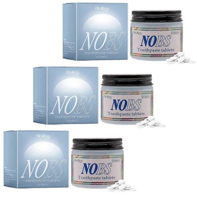 2025 62 Counts fluorittomia hammastahnatabletteja matkaystävälliseen luonnolliseen suunhoitoon aikuisille teini-ikäisille 3pcs