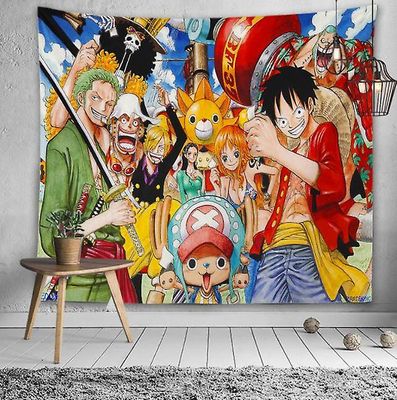 Langytx Muoti Yksiosainen kuvakudos taustakangas Sarjakuva Anime Kuvakudos Luffy Roikkuva kangas 27.9 COLOR4