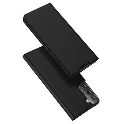 Dux Ducis For Samsung Galaxy S21 5g Pu + Tpu skinnveske Svart