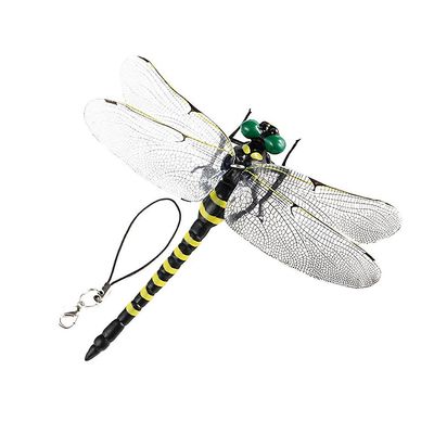 Simulation Dragonfly Insekt Model Myggeafvisende udendørs hængende ornamenter 3Pcs