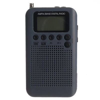 Bærbar Digital Fm Am Radio Lcd 2 bands Stereo Mini Receiver Off-road Entusiaster Jogging