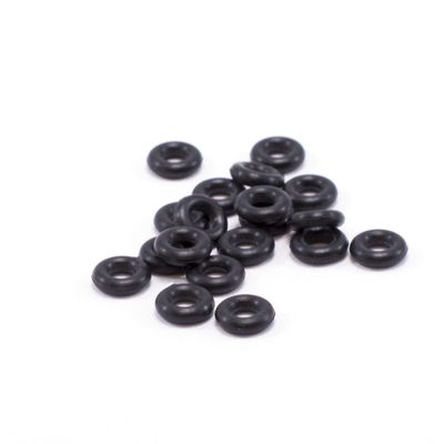 BodyJewelryOnline O-ring pakke af 20 sorte gummi perfekt til tunneler stik konus holder 8g (3.2 mm)