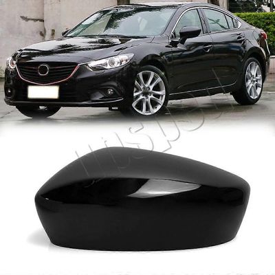 Musta vasemman kuljettajan puolen auton taustapeilin suojus Mazda 6 2014-2016: lle Uusi