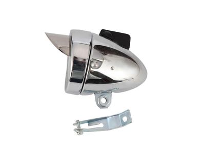 Pyörän valon energiaa säästävä ja pitkäkestoinen retrovalo, klassinen viileä polkupyörän ajovalolahja hopea