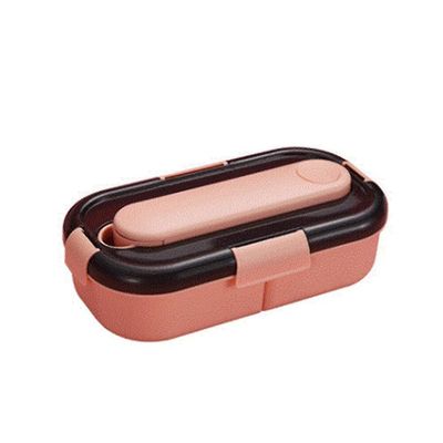 1Set japansk mikrobølgeovn bento boks plast madkasse til børn lækker-bevis mad container skole mad 248