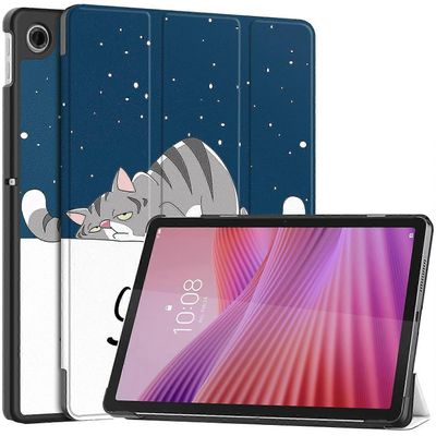 Lenovo Tab TB311FU Pro -kotelolle Pattern Print Nahkajalusta Tabletin kansi Monivärinen Cat