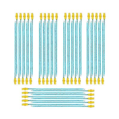 50PCS keinosiemennysputki koiran kertakäyttöiselle hybridisaatioparittelulle jalostuslaitteet lemmikkieläinten maskotit Sininen Keltainen