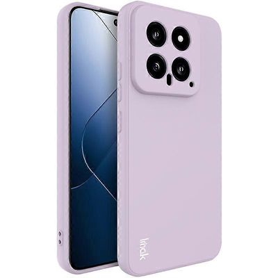 IMAK UC-4 suorareunainen joustava TPU-puhelimen takakansikotelo Xiaomi 14: lle Violetti