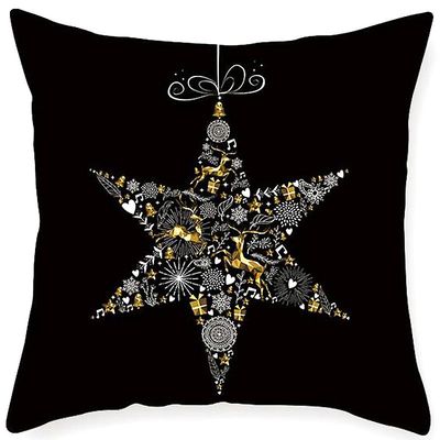 Varychmoo Jul Sort Guld pudebetræk Pudebetræk Sofa Decors Kr.