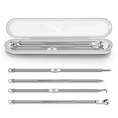 Blackhead Remover Extraction Pimple Comedone Acne Extractor Whitehead Blemish Popper Kit