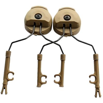 1 pari 3m Peltor Arc -kiskosovittimen kiinnityssarja kaikille kiskon ballistisille kypärille Gray