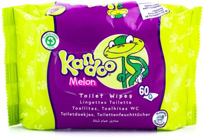 Kandoo Melon WC Wipes Refill 120