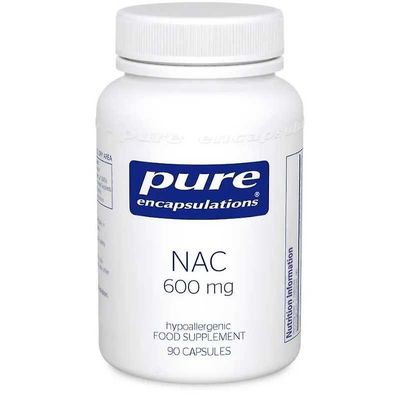Pure Encapsulations Puhtaat kapselaatiot NAC 600mg Kapselit 90