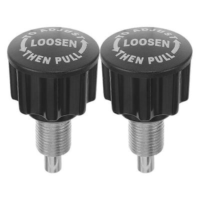 2kpl vetotappi jousinuppi kuntopyörän varaosat kuntopyörän osat kuntopyörän osat kuntolaitteet pallonuppi paino penkkitappi Musta 6.50X4.00X4.00CM