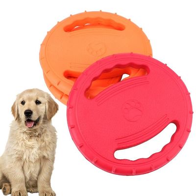 Pet Supplies Hvalp Interactive Puzzle Tool Legetøj Hund Fashion Tygge Flying Underkop Foam Pet Training Legetøj Orange