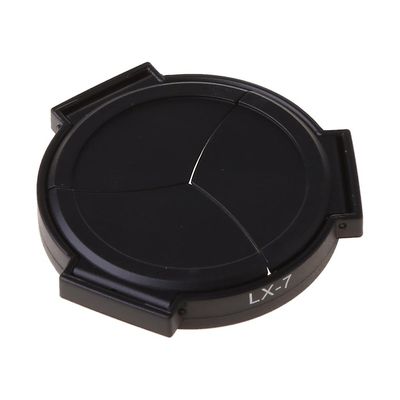 Svart Automatiskt Linsskydd för Panasonic för LUMIX DMC-LX7 Kamera Tillbehör