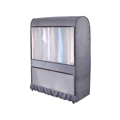 Kirkas vaatekaappi Pölykansi Vaatteet Kansi Vaateteline Pölykansi Vedenpitävä roikkuva vaatepuku Pölynkestävä Järjestäjä S