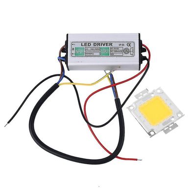 50W Led Smd Chip Bulbs Høj effekt med vandtæt Led Driver Supply