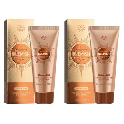 1-3X Herbal Spots Peel-Off -kasvonaamio, Wash-Off Tearing Mask, Whitening & Pore Tightening -kasvonaamio kaikille ihotyypeille 2pcs