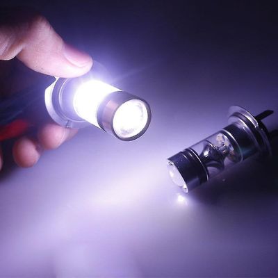 2pcs H7 6000k 100W Led 20-smd Projektor Fog Kørsel Drl pærer Hid