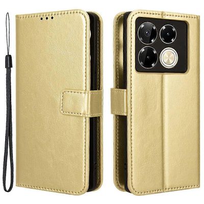 Infinix Note 40 Pro 4G X6850 -kotelolle PU-nahkainen putoamisenestopuhelinkotelo