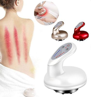 Coosilo Elektrisk Cupping Massager Cup Suge massage terapi afgiftning hvid