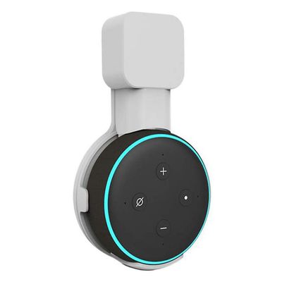 Høyttaler veggmonteringsholder for Alexa Echo Dot 3. generasjon, hvit