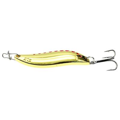 Unbrand 1pcs 10g-20g Metal Spinner Spoon Trout Fiskeri Lure Hard Bait Pailletter Noise Paillette Kunstig Bait Små hårde pailletter Spinner Guld C