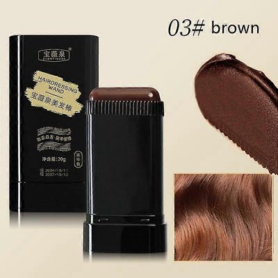 Turvallinen ja kätevä kampa hiusten väri, hiusten peitevoide kampaus hiukset, harmaat hiukset ruskea