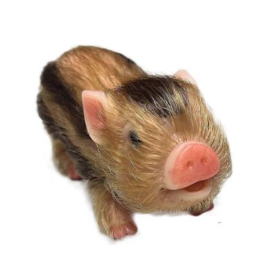 Lasten lelut Lifelike Mini Pig Doll 5 tuuman täysi pehmeä New Born Doll Mini Lifelike Newborn Söpö Realistinen Real Toddler Pig Toy ilman lelutarvi...