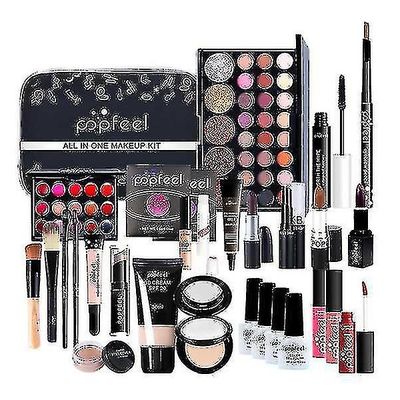 Makeup Set Fe Nybegynner Student sett med Makeup Box Combinat