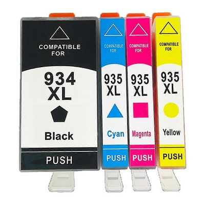 934XL 935XL täysi mustekasetti sirulla, yhteensopiva HP Officejet Pron kanssa 6812, 6830, 6815, 6835, 6230 tulostimet uudelleentäytettävät